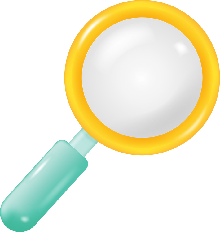 Magnifying Glass 3D Icon